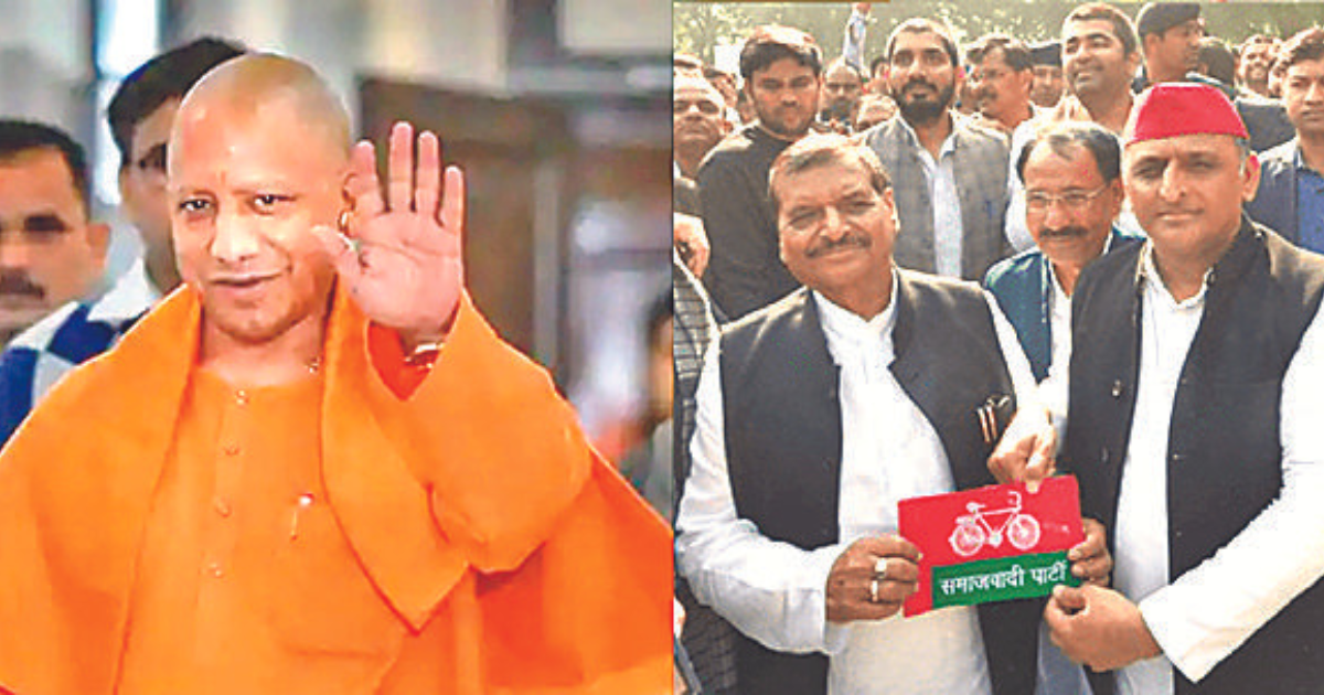 BJP’s poll juggernaut, Yogi’s bulldozer on roll; Akhilesh, Shivpal bond again